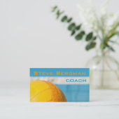 Trainer team volleyball Coach Player Visitekaartje (Staand voorkant)