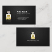 Trainer voor parfumemarketing - Professioneel zwar Visitekaartje (Voorkant / Achterkant)
