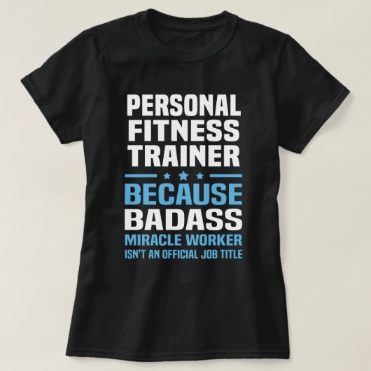 trainer voor persoonlijke fitness t-shirt (Design voorkant)