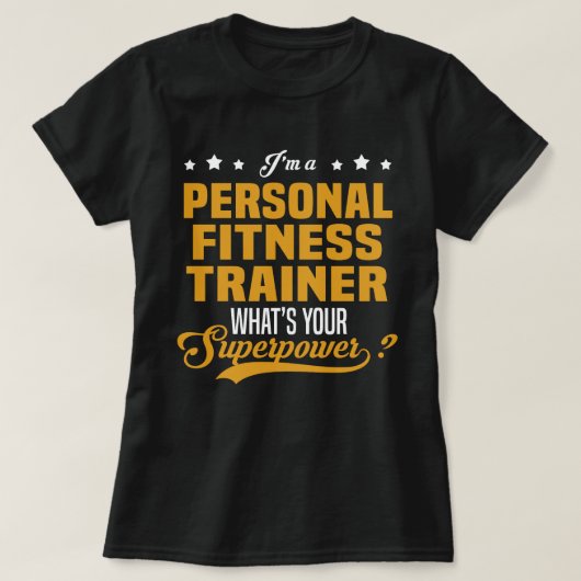 trainer voor persoonlijke fitness t-shirt (Design voorkant)