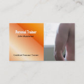 trainer voor persoonlijke fitness visitekaartje (Voorkant)