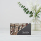 trainer voor persoonlijke fitness visitekaartje (Staand voorkant)