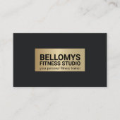 trainer voor persoonlijke fitness visitekaartje (Voorkant)
