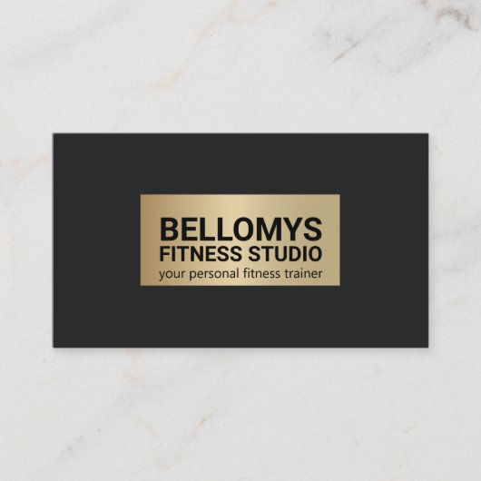 trainer voor persoonlijke fitness visitekaartje (Voorkant)