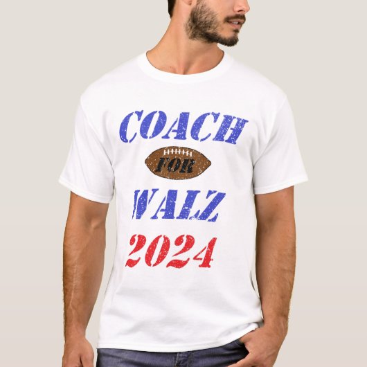 Trainer voor Walz 2024 T-shirt (Voorkant)