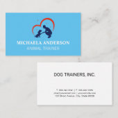 Trainer werken met puppy visitekaartje (Voorkant / Achterkant)