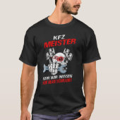Trainers Car Mechanics Car Master Workshop Ladder T-shirt (Voorkant)