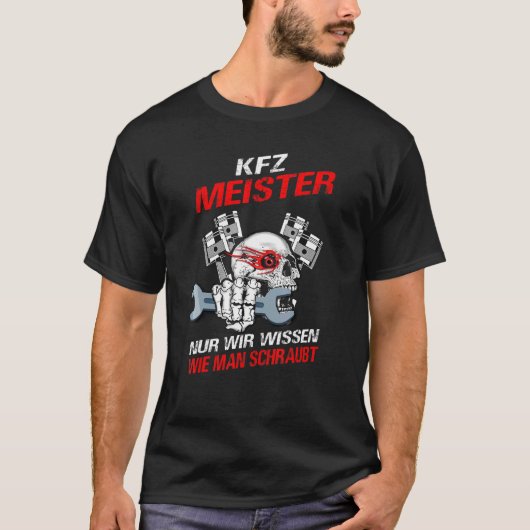 Trainers Car Mechanics Car Master Workshop Ladder T-shirt (Voorkant)