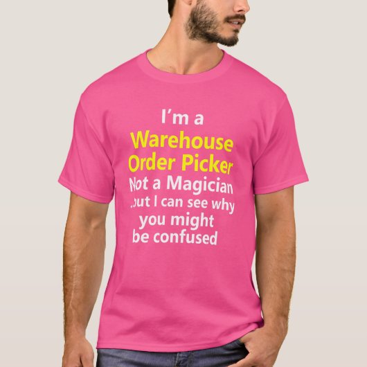 Trainhouse Picker Packer Associate Job Night Shift T-shirt (Voorkant)