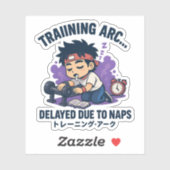 Training arc… delayed due to naps. sticker (Vel)