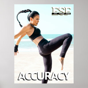 Training Fitness Business Logo Accuracy Poster