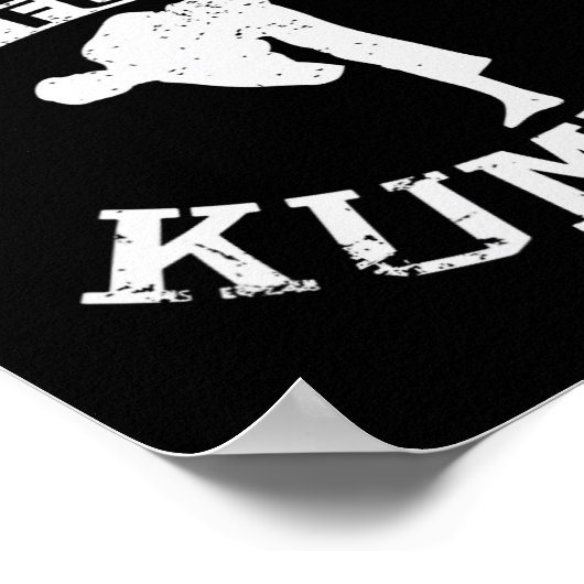 Training For Kumite Mma Karate Taekwondo Martial A Poster (Hoek)