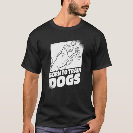 Training High Five Animal Behaviorist  Dog Trainer T-shirt (Voorkant)