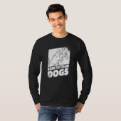 Training High Five Animal Behaviorist Dog Trainer T-shirt (Voorkant volledig)