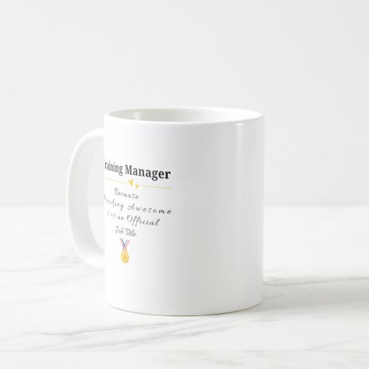 Training Manager Koffiemok (Voorkant links)