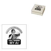 Training Mijn AI Grappige Kunstmatige Intelligenti Rubberstempel (Gestempeld)