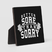 Training Motivatie - Beter pijnlijk dan jammer - G Fotoplaat (Voorkant)