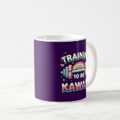 Training om Kawaii te Worden - Lieve Grappige Anim Koffiemok (Voorkant rechts)