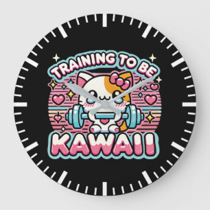 Training om Kawaii te Worden - Schattige Grappige Grote Klok