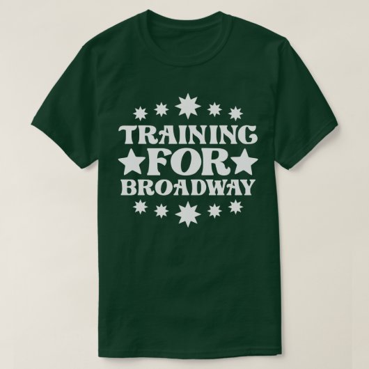 Training voor Broadway 2 T-shirt (Design voorkant)
