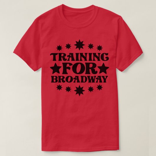 Training voor Broadway 3 T-shirt (Design voorkant)