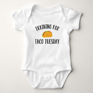 Training voor Taco Dinsdag Funny Romper