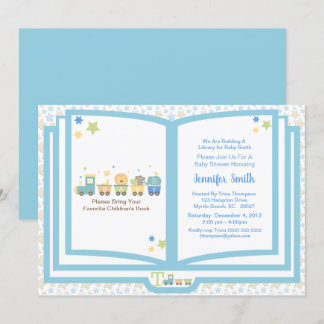 Trainingboekthema Boys Baby shower Kaart