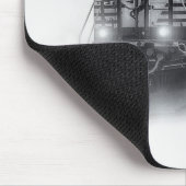 Trainingen voor zwarte en witte trein muismat (Hoek)