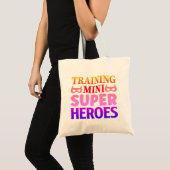 Trainings Mini Supper Helden Leraren Cadeau Tote Bag (Voorkant (product))