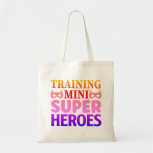 Trainings Mini Supper Helden Leraren Cadeau Tote Bag