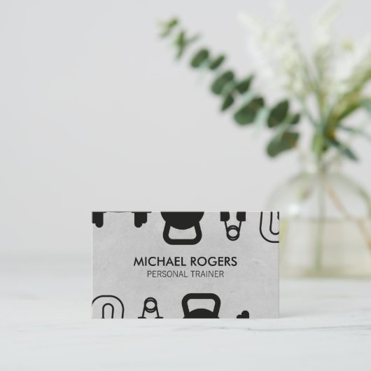 trainingsapparatuur | geschiktheid visitekaartje (Staand voorkant)