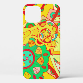 Trainingsapparatuur naadloos. Mehndi-ontwerp. Etni Case-Mate iPhone Case