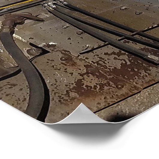 Trainingsauto één poster (Hoek)