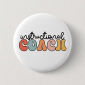 Trainingscoach Educatieve Coach Retro Ronde Button 5,7 Cm (Voorkant)