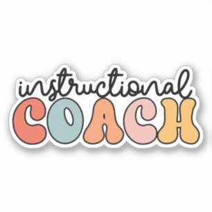 Trainingscoach Educatieve Coach Retro Sticker