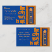 Trainingscoach/Motivatie trainer Urban Chic Visitekaartje (Voorkant / Achterkant)