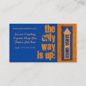 Trainingscoach/Motivatie trainer Urban Chic Visitekaartje (Achterkant)