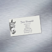 trainingscoach voor paardenpestsport magnetisch visitekaartje (Voorbeeld)