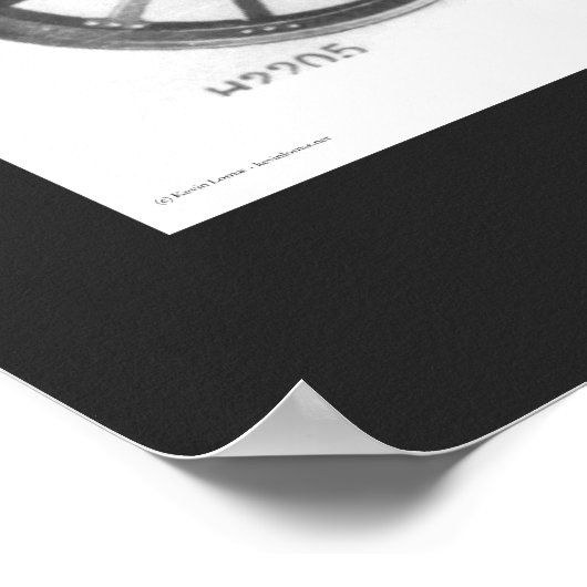 Trainingsengine van ploegen poster (Hoek)