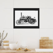 Trainingsengine van ploegen poster (Keuken)