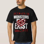 Trainingsfitheid Monsters Bestaan Echt T-shirt (Voorkant)
