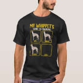 trainingsgids voor griewhippet-honden voor Whippet T-shirt (Voorkant)