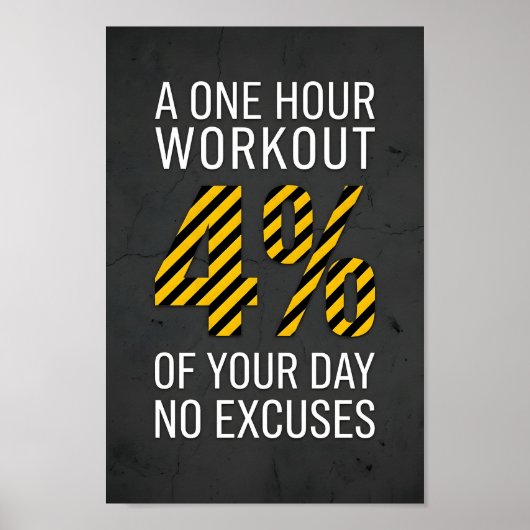 Trainingsgym Motivatie Poster (Voorkant)