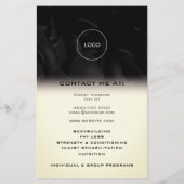 Trainingshulpmiddelen personal trainer flyer (Achterkant)