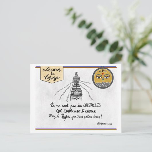 Trainingskaart: Transformeer je obstakels Briefkaart (Staand voorkant)