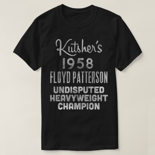 Trainingskamp Shirt Floyd Patterson Classic T SH (Design voorkant)