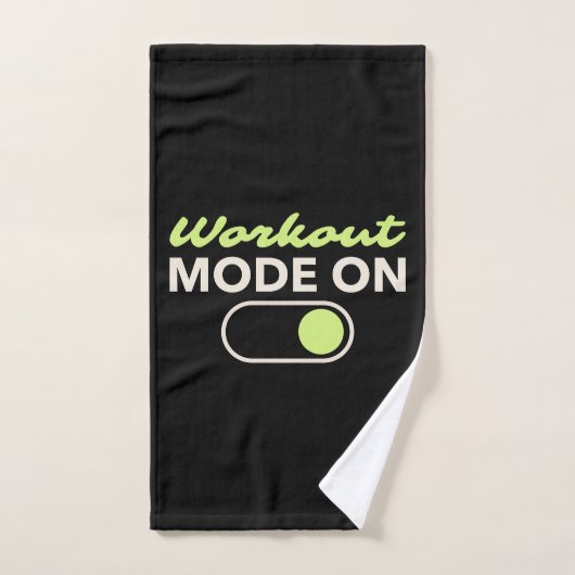 Trainingsmodus Aan: Fitness Schakelaar Handdoek (Handdoek)