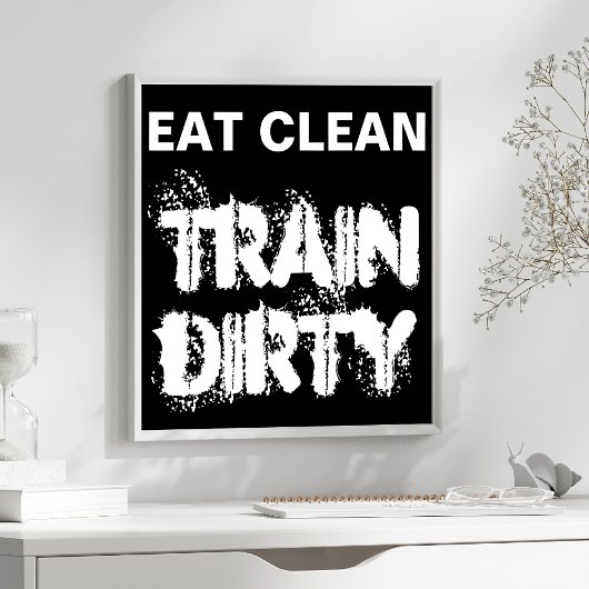 Trainingsmotivatie Poster