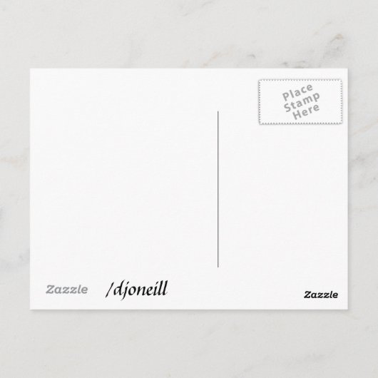 Trainingsmotor in ruste uit Seattle Briefkaart (Achterkant)