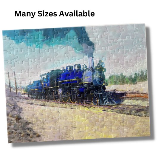 Trainingsmotor locomotieven verf legpuzzel